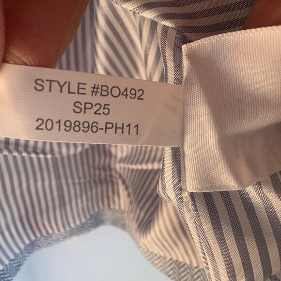 J. Crew Linen Blend Herringbone One-Button Blazer Jacket Long Sleeve Size 10 NWT - Picture 9 of 12